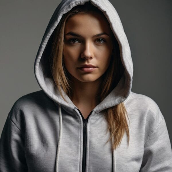 RotoBoss™ Ladies Spinning Logo(white) Fleece Jacket - Image 3